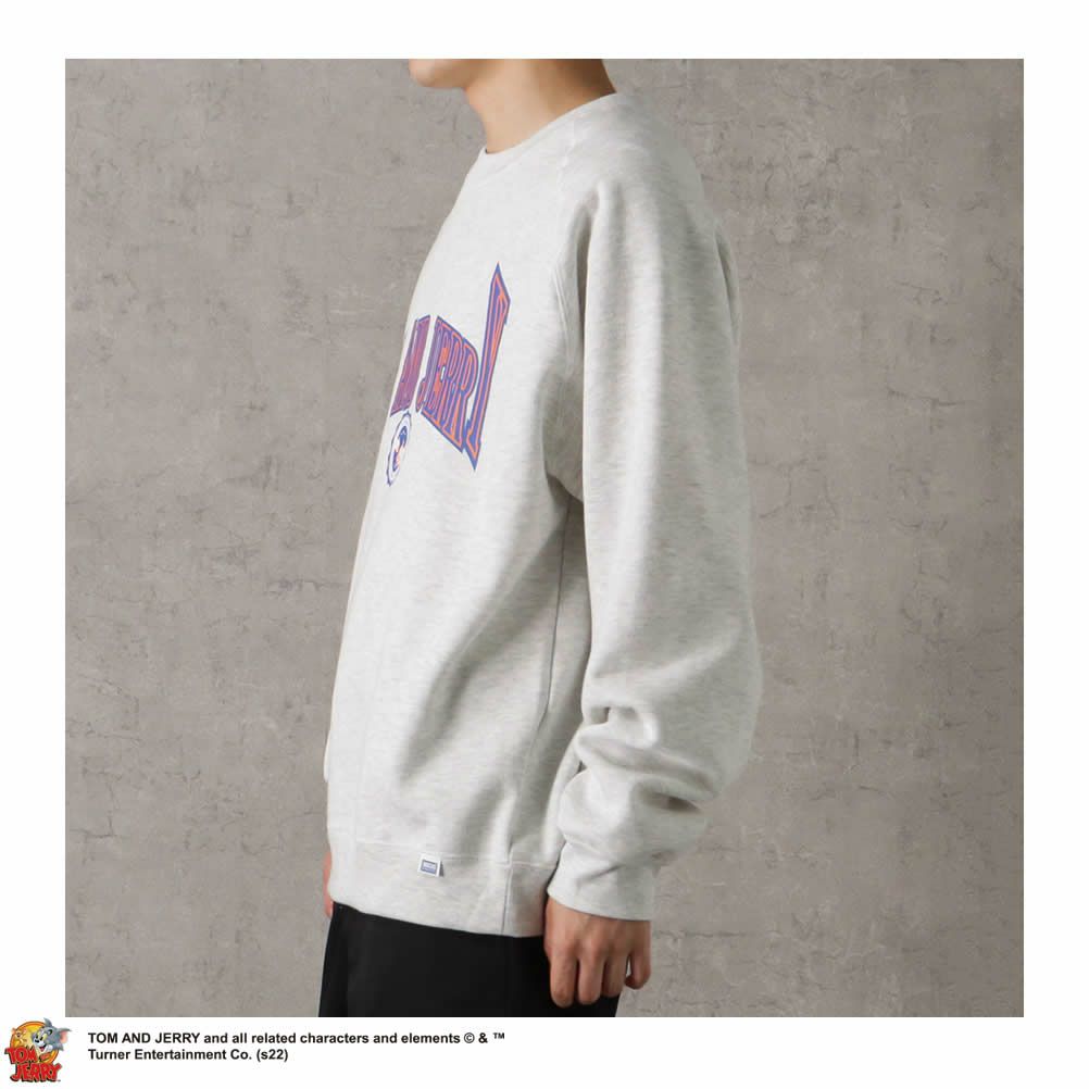 DISCUS×Tom and Jerry タギングトレーナー メンズ