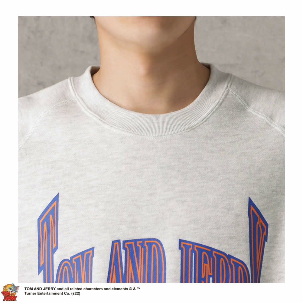 DISCUS×Tom and Jerry タギングトレーナー メンズ