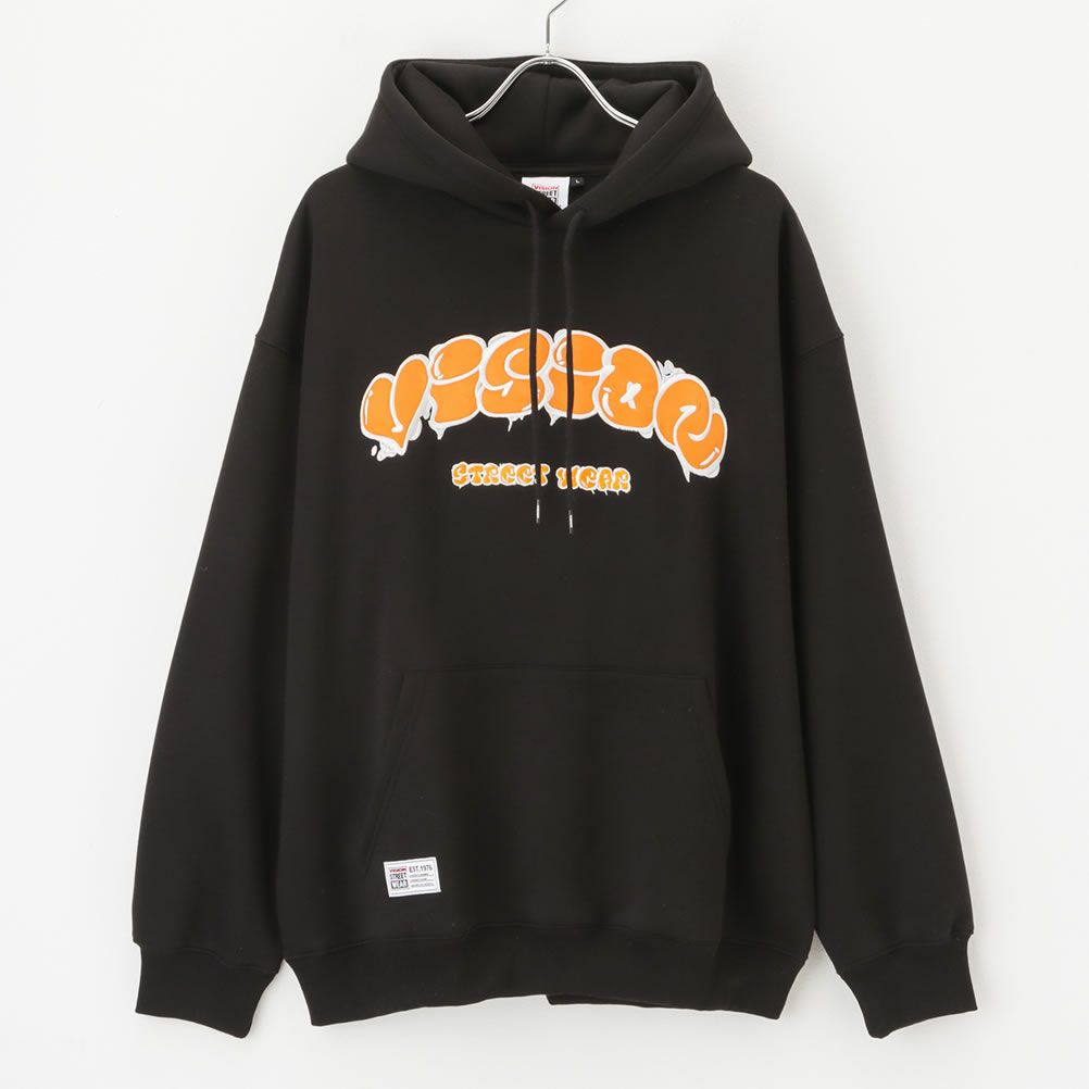 VISION STREET WEAR 裏起毛タギングワッペンパーカー メンズ