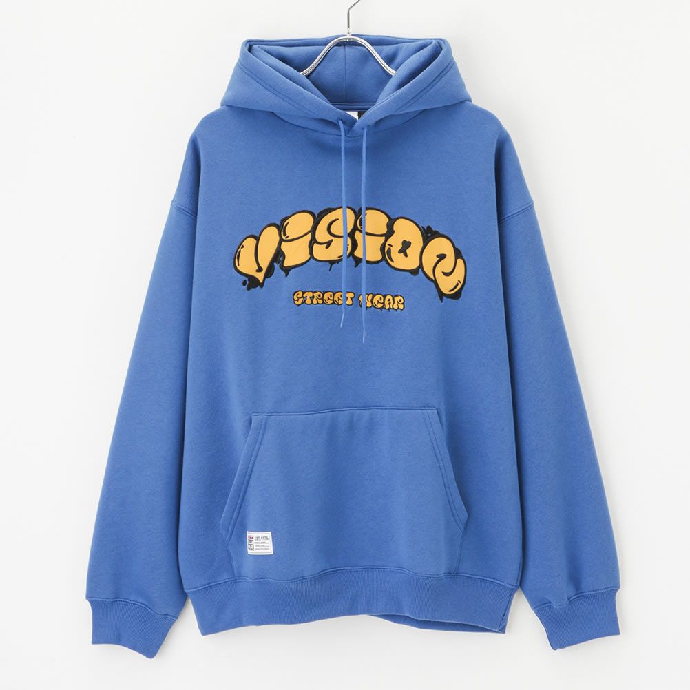 VISION STREET WEAR 裏起毛タギングワッペンパーカー メンズ