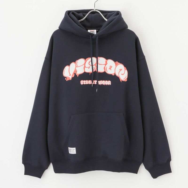 [期間限定価格]【オンラインストア限定】VISION STREET WEAR 裏起毛タギングワッペンパーカー メンズ商品画像-4