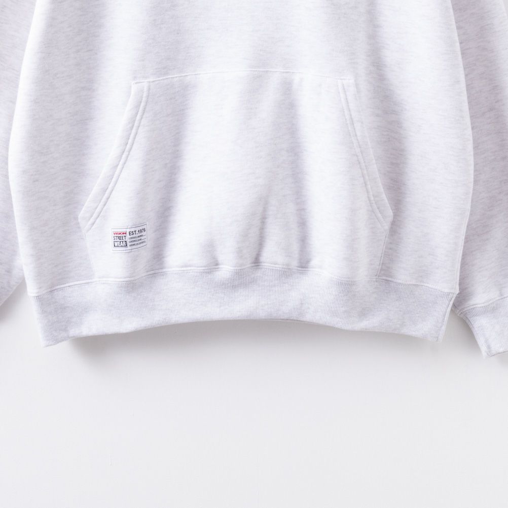 VISION STREET WEAR 裏起毛タギングワッペンパーカー メンズ