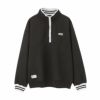 VISION STREET WEAR 裏起毛スタンドカラーハーフジップトレーナー メンズ商品サムネイル-2