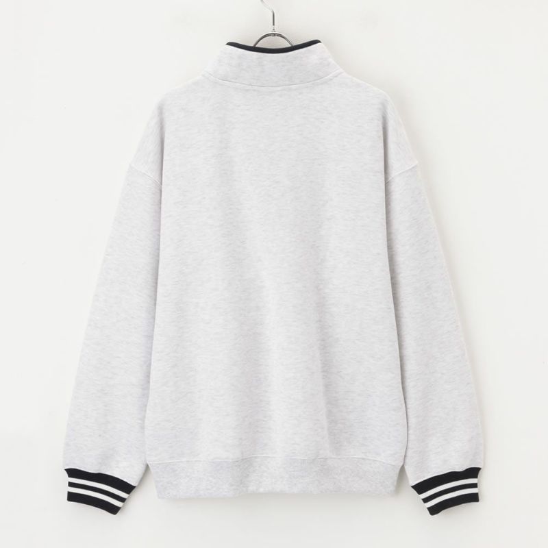 VISION STREET WEAR 裏起毛スタンドカラーハーフジップトレーナー メンズ商品画像-5