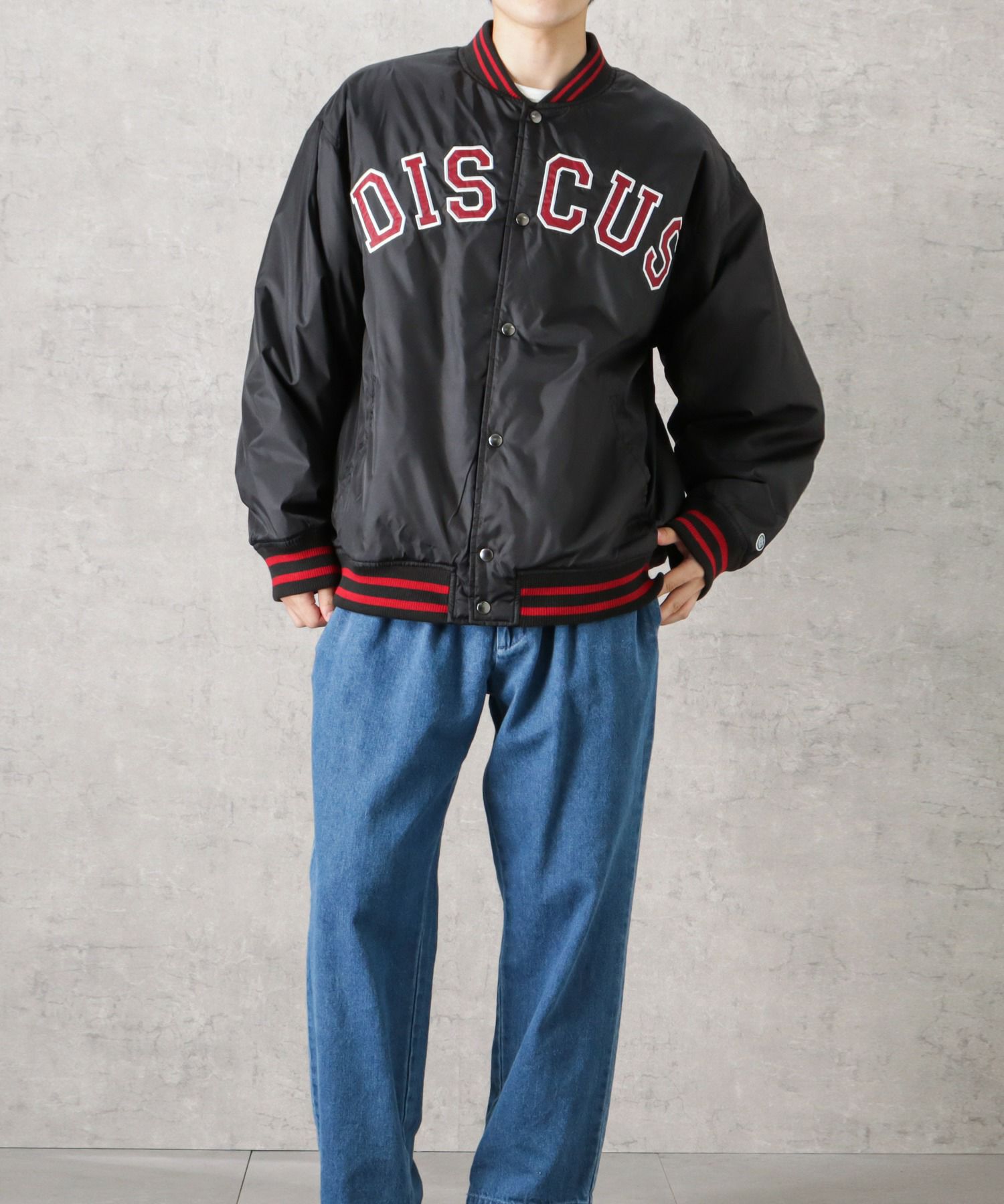 【オンラインストア限定】DISCUS アップリケスタジアムジャケット メンズ商品サムネイル-7