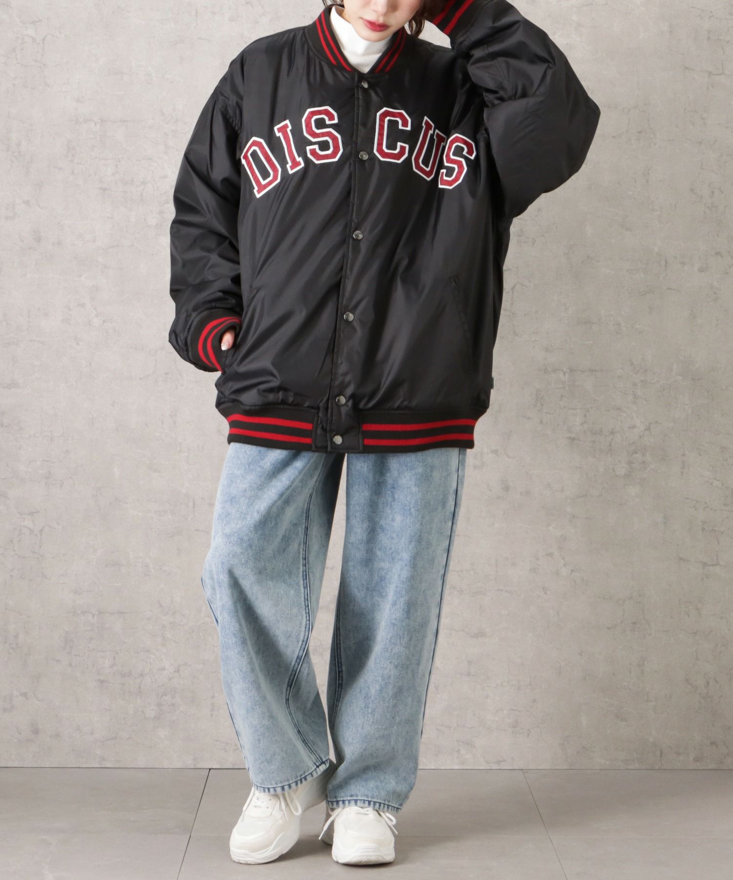 【オンラインストア限定】DISCUS アップリケスタジアムジャケット メンズ商品サムネイル-9