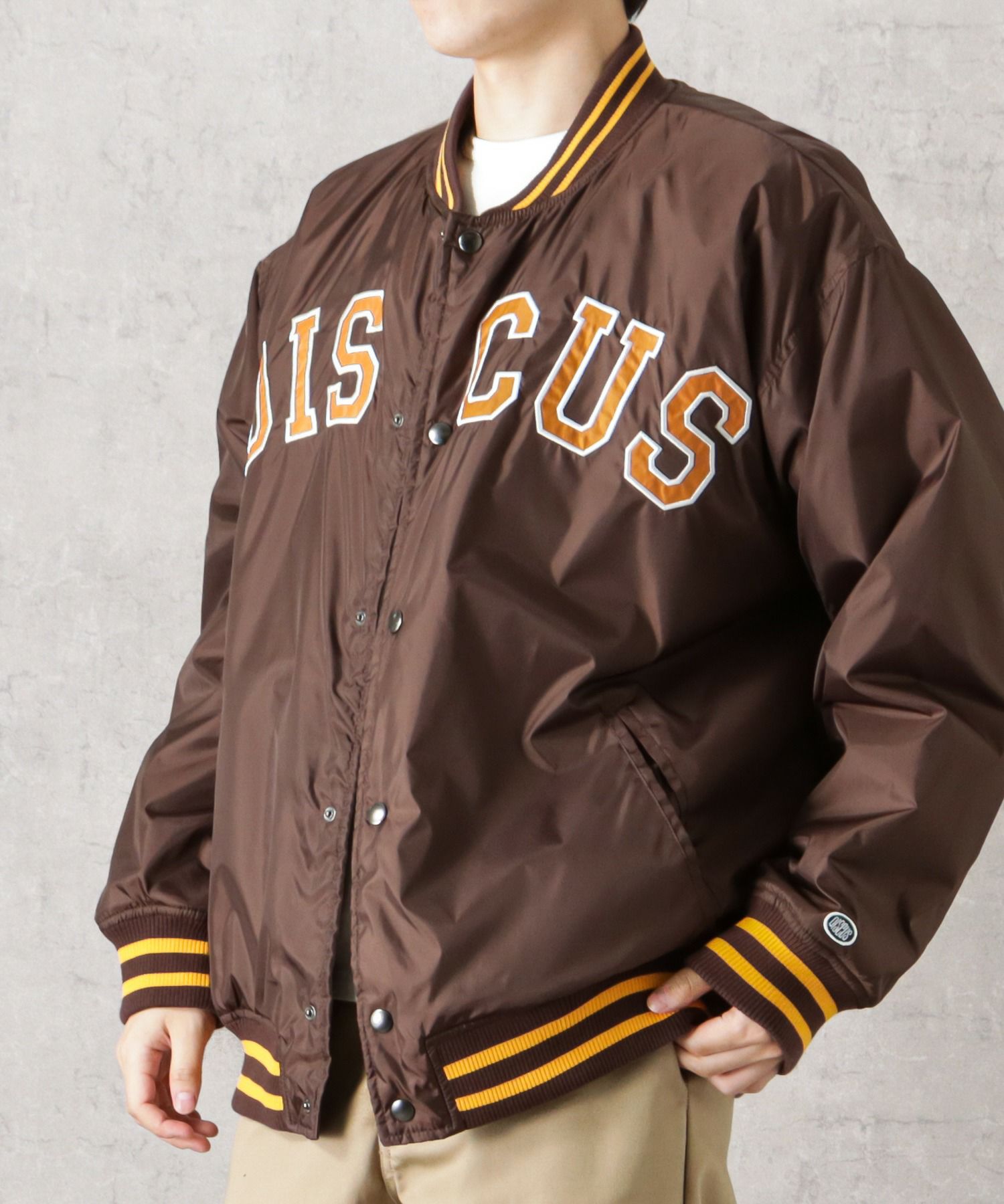 【オンラインストア限定】DISCUS アップリケスタジアムジャケット メンズ商品サムネイル-10