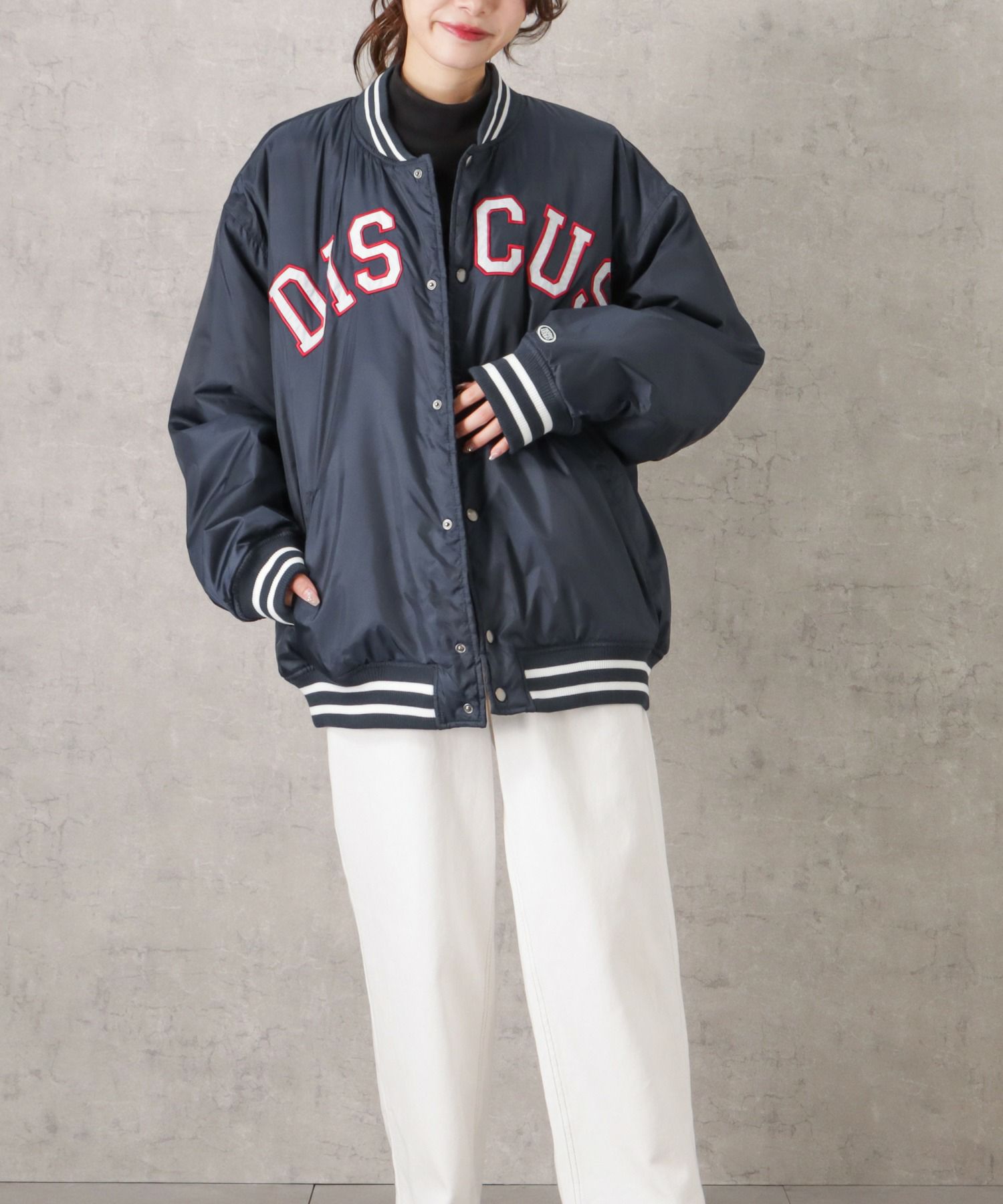 【オンラインストア限定】DISCUS アップリケスタジアムジャケット メンズ商品サムネイル-21