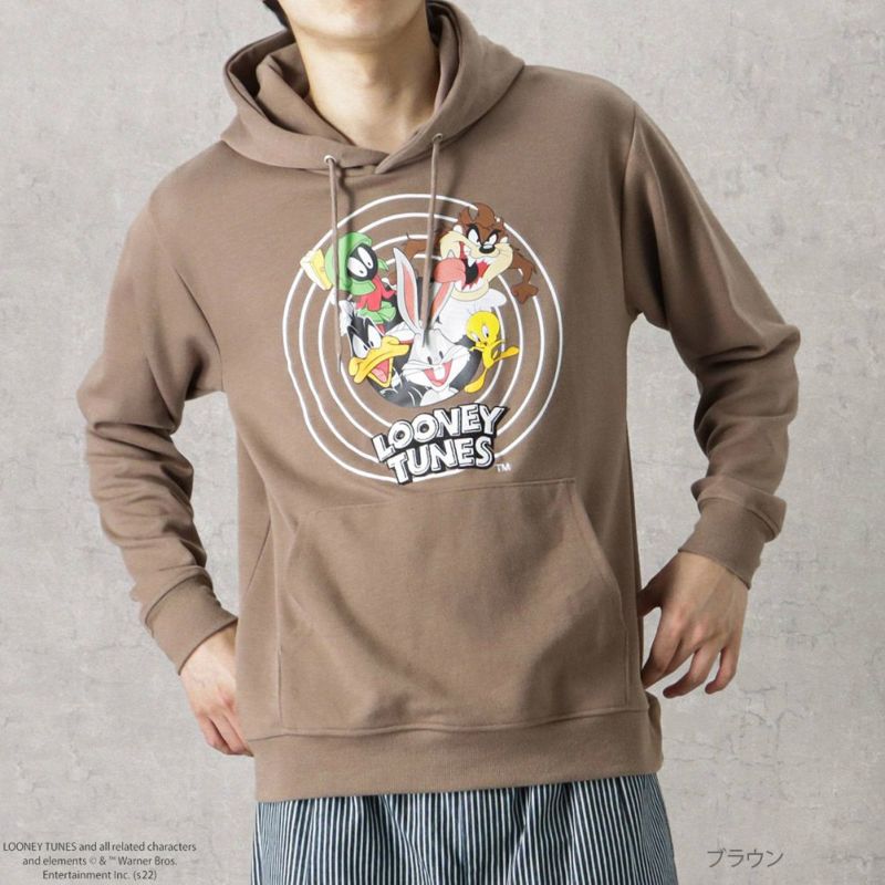 LOONEY TUNES ルーニー・テューンズ 集合サークルパーカー メンズ商品画像-1
