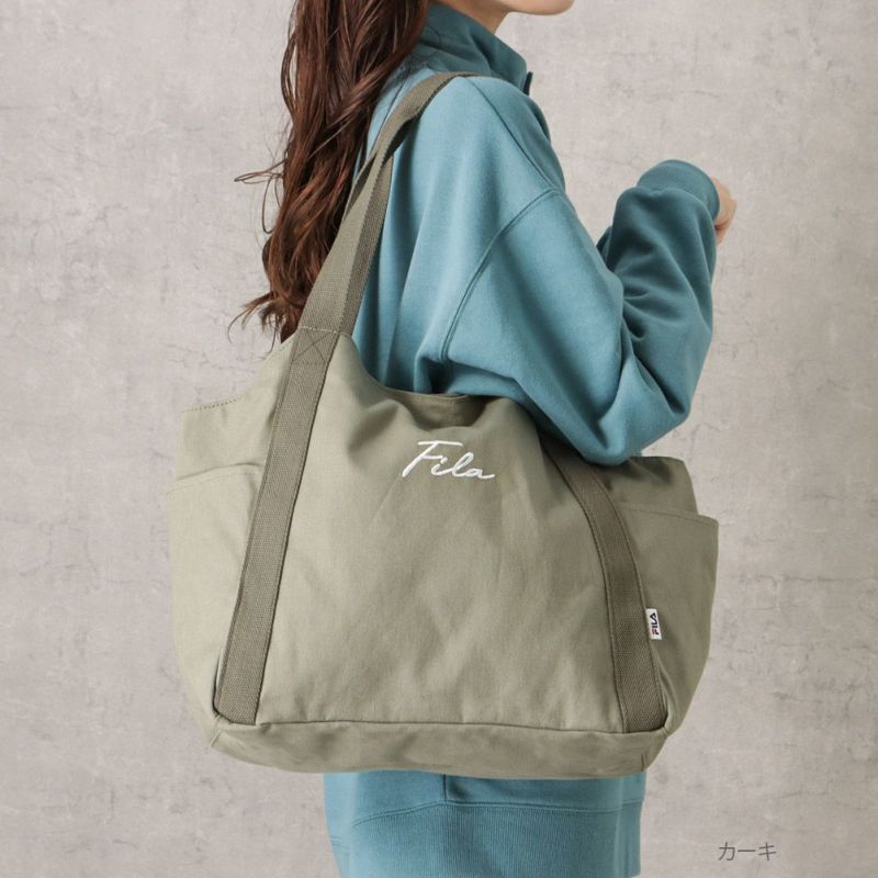 FILA  綿キャンバスマルシェバッグ商品画像-3
