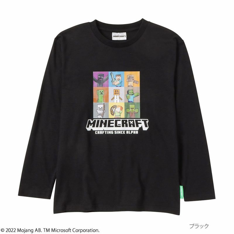 Minecraft マインクラフト ロングスリーブTシャツ キッズ ネコポス 対応商品