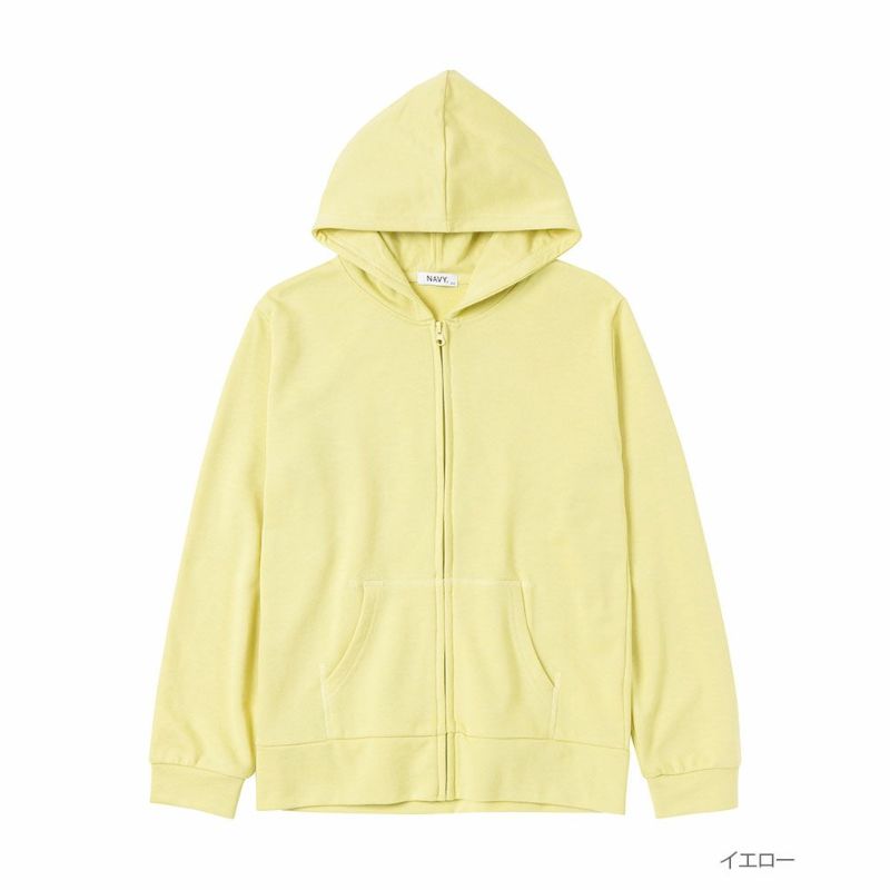 NAVY 裏毛ジップアップパーカー キッズ商品画像-4