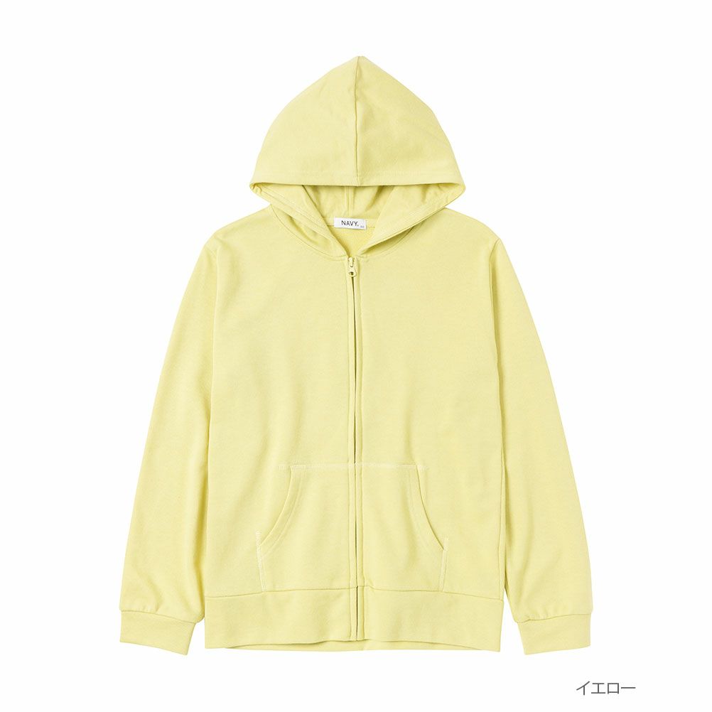 NAVY 裏毛ジップアップパーカー キッズ