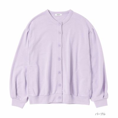 NAVY 裏毛カーディガン キッズ
