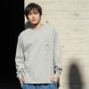 Dickies ポケット付き無地ロングスリーブTシャツ メンズ