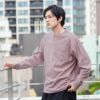 Dickies ポケット付き無地ロングスリーブTシャツ メンズ
