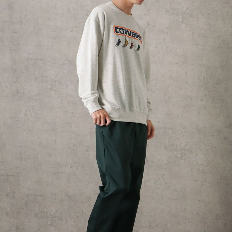 CONVERSE 吊しシューズ刺繍トレーナー メンズ商品画像-3