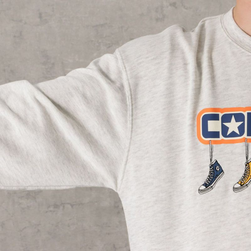 CONVERSE 吊しシューズ刺繍トレーナー メンズ商品画像-8