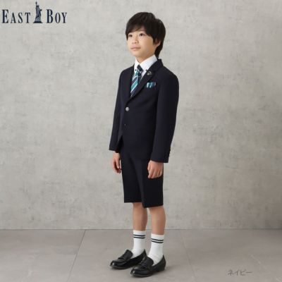 EASTBOY 男児入学スーツ 小格子柄 4点セット キッズ