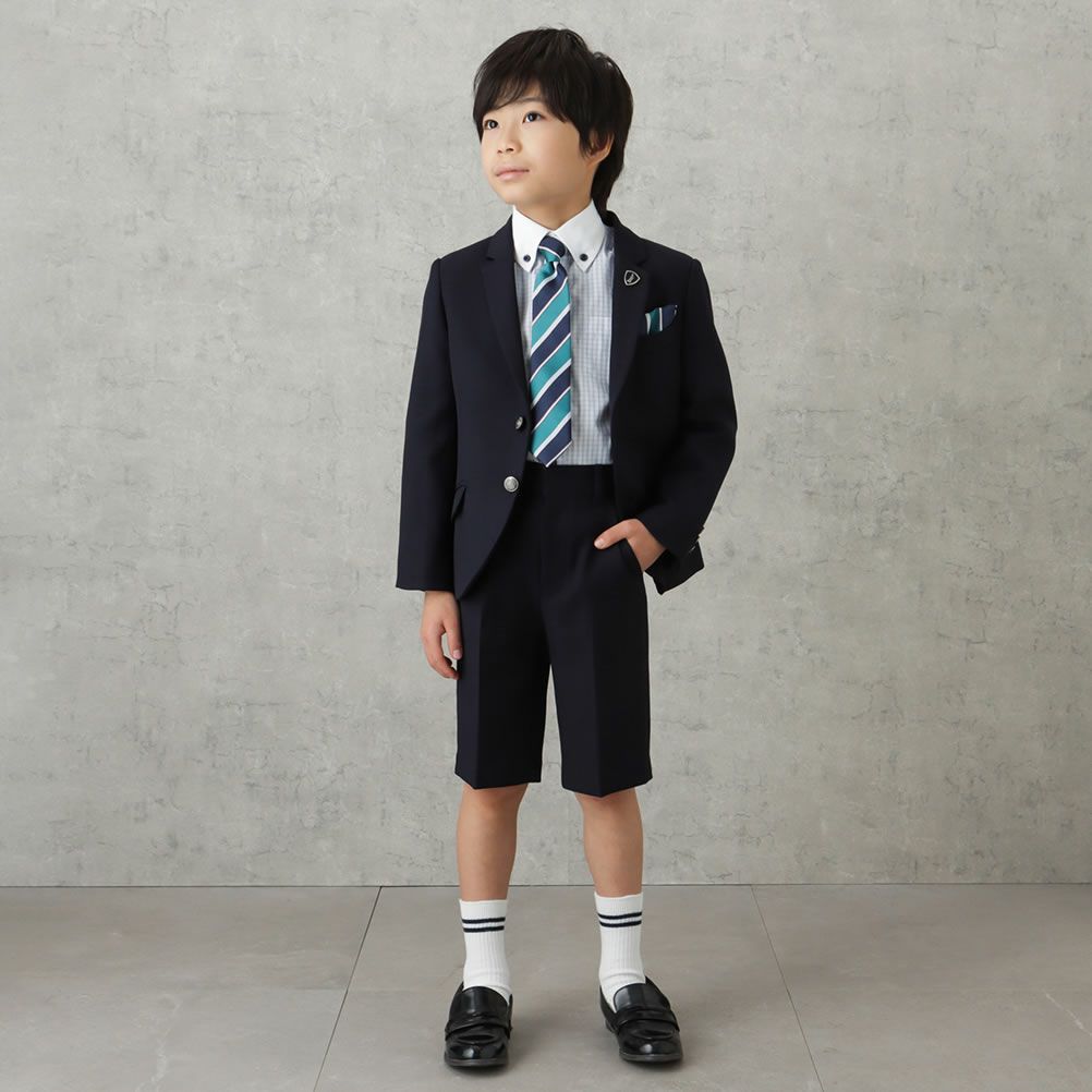 EASTBOY 男児入学スーツ ヘリンボーン柄 4点セット キッズ