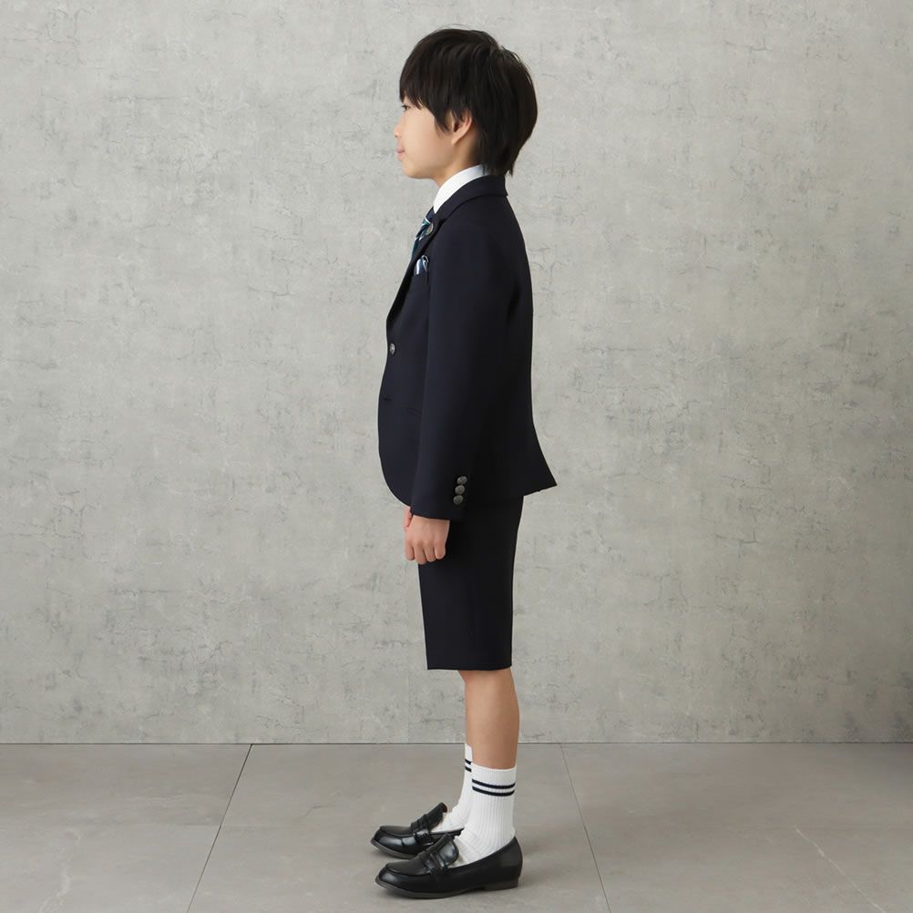 【オンラインストア限定】EASTBOY 男児入学スーツ ヘリンボーン柄 4点セット キッズ商品サムネイル-3