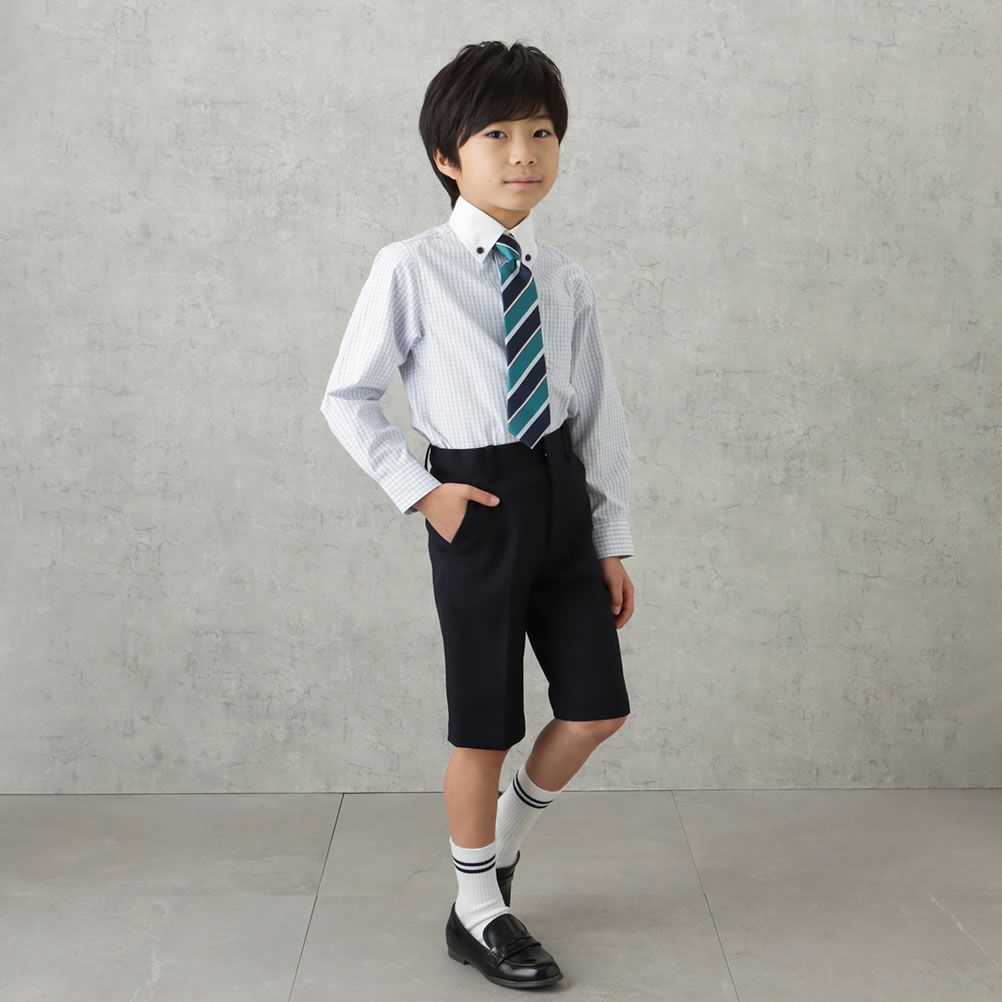 [期間限定価格]【オンラインストア限定】EASTBOY  男児入学スーツ ヘリンボーン柄 4点セット キッズ商品サムネイル-5