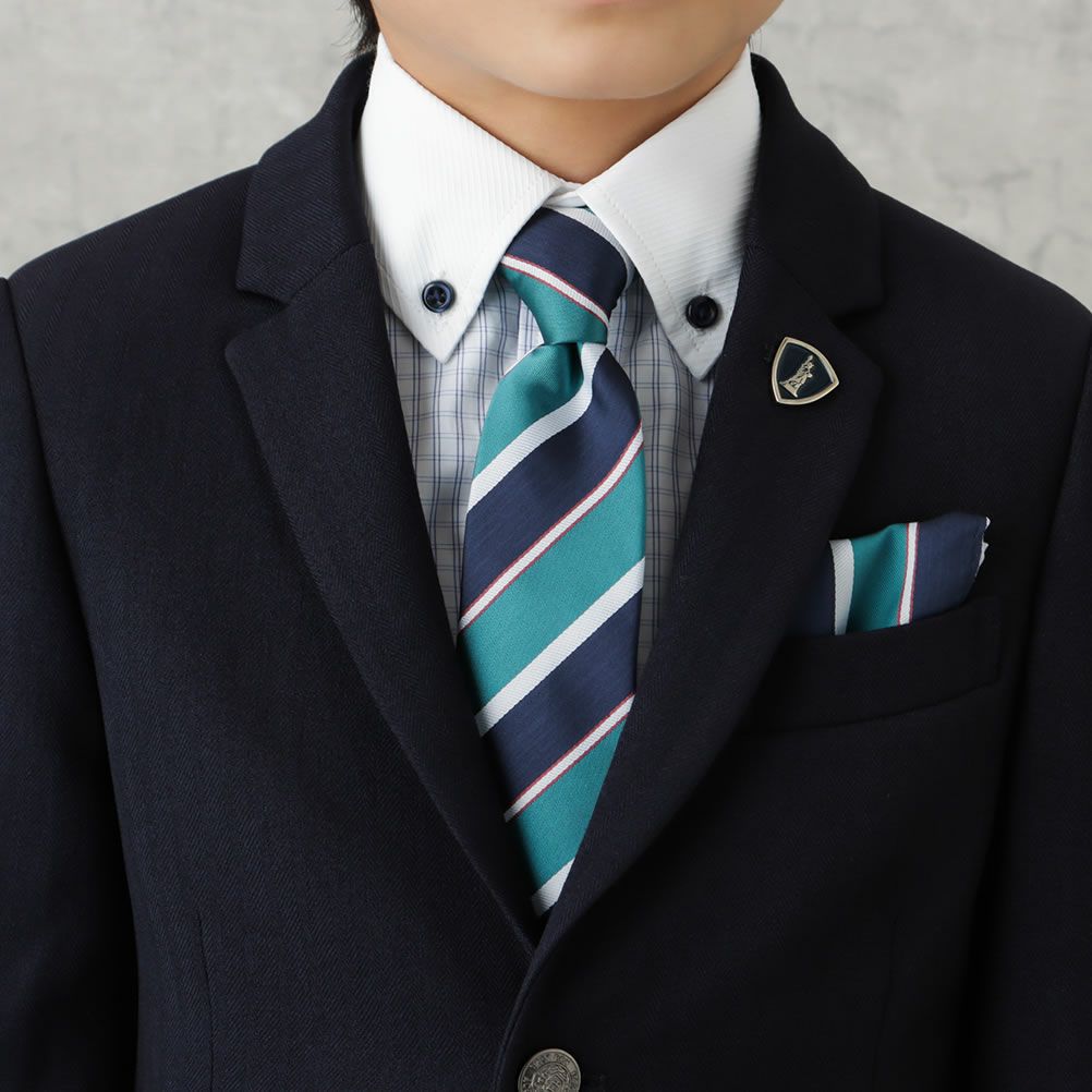 【オンラインストア限定】EASTBOY 男児入学スーツ ヘリンボーン柄 4点セット キッズ商品サムネイル-6