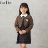 【オンラインストア限定】EASTBOY  女児入学スーツ ボレロワンピース チェック柄 2点セット キッズ商品サムネイル-1