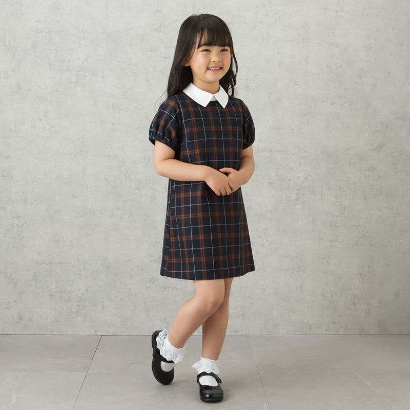 【オンラインストア限定】EASTBOY  女児入学スーツ ボレロワンピース チェック柄 2点セット キッズ商品画像-4