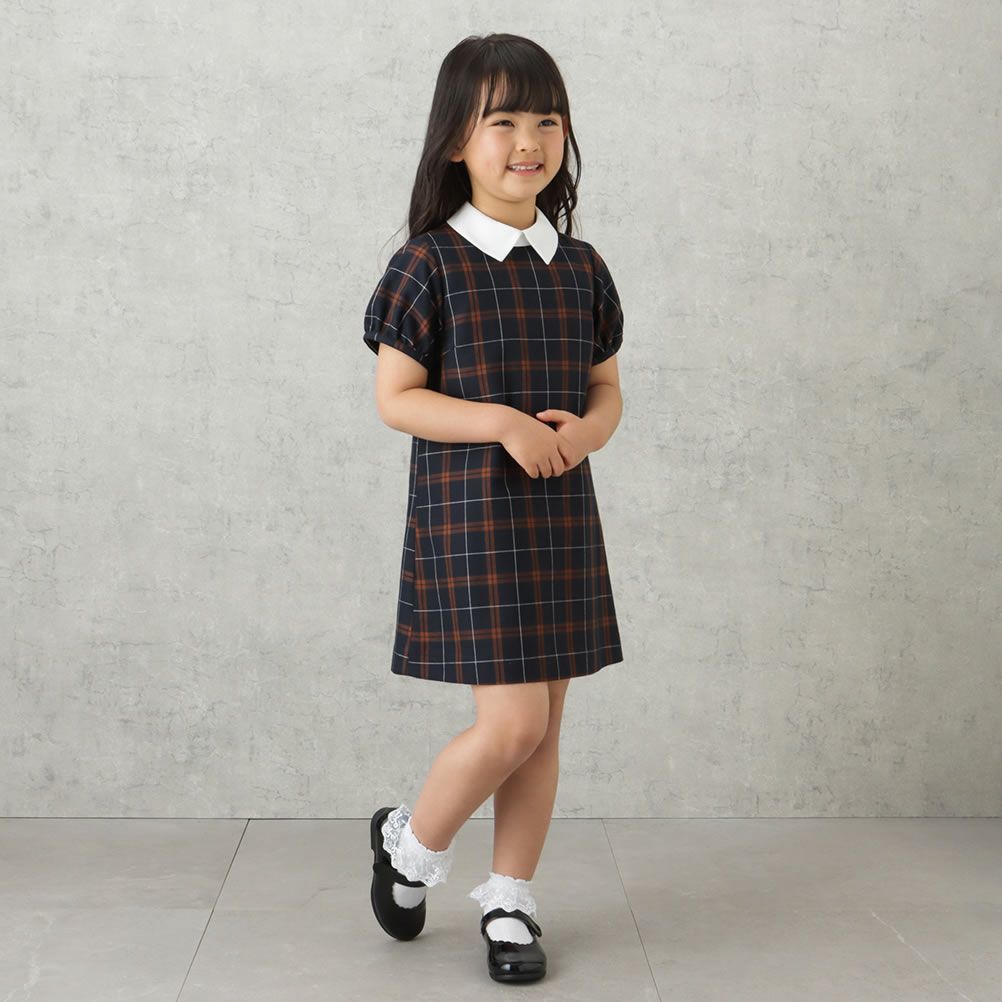 [期間限定価格]【オンラインストア限定】EASTBOY  女児入学スーツ ボレロワンピース チェック柄 2点セット キッズ商品サムネイル-4