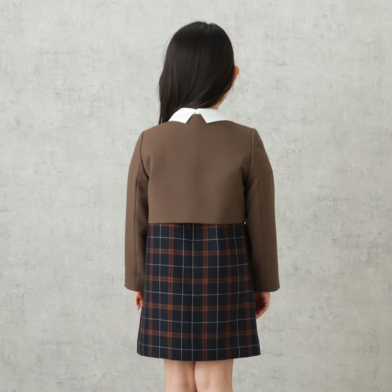 【オンラインストア限定】EASTBOY  女児入学スーツ ボレロワンピース チェック柄 2点セット キッズ商品画像-6