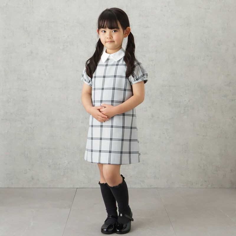 【オンラインストア限定】EASTBOY  女児入学スーツ ボレロワンピース チェック柄 2点セット キッズ商品画像-8
