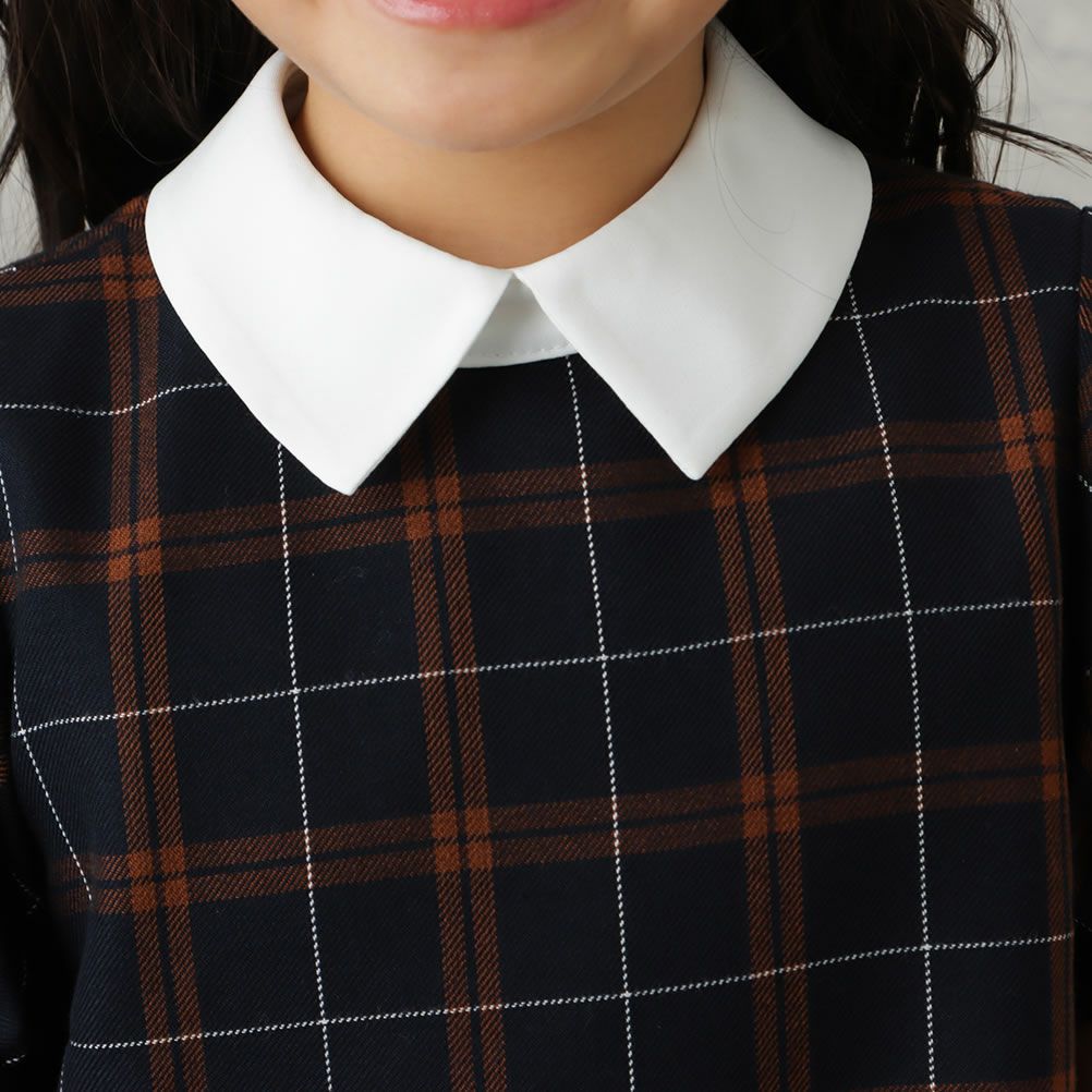 【オンラインストア限定】EASTBOY  女児入学スーツ ボレロワンピース チェック柄 2点セット キッズ商品サムネイル-15