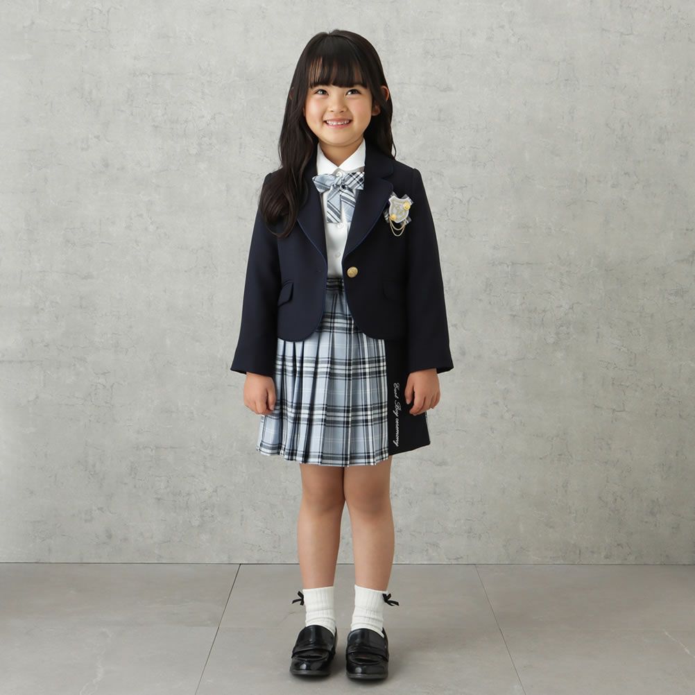 EASTBOY 女児入学スーツ セパレート チェック柄 3点セット キッズ 