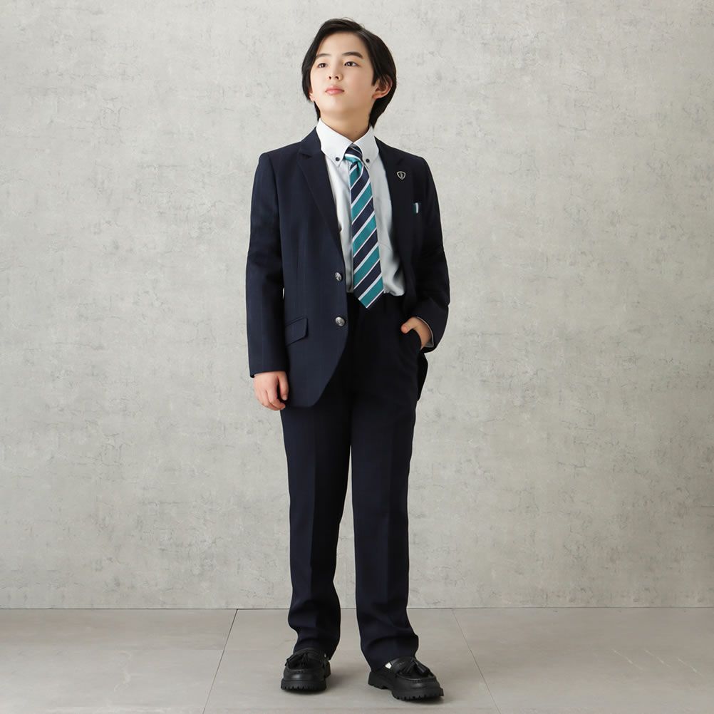 EASTBOY 男児卒業スーツ ウィンドペン柄 4点セット キッズ 