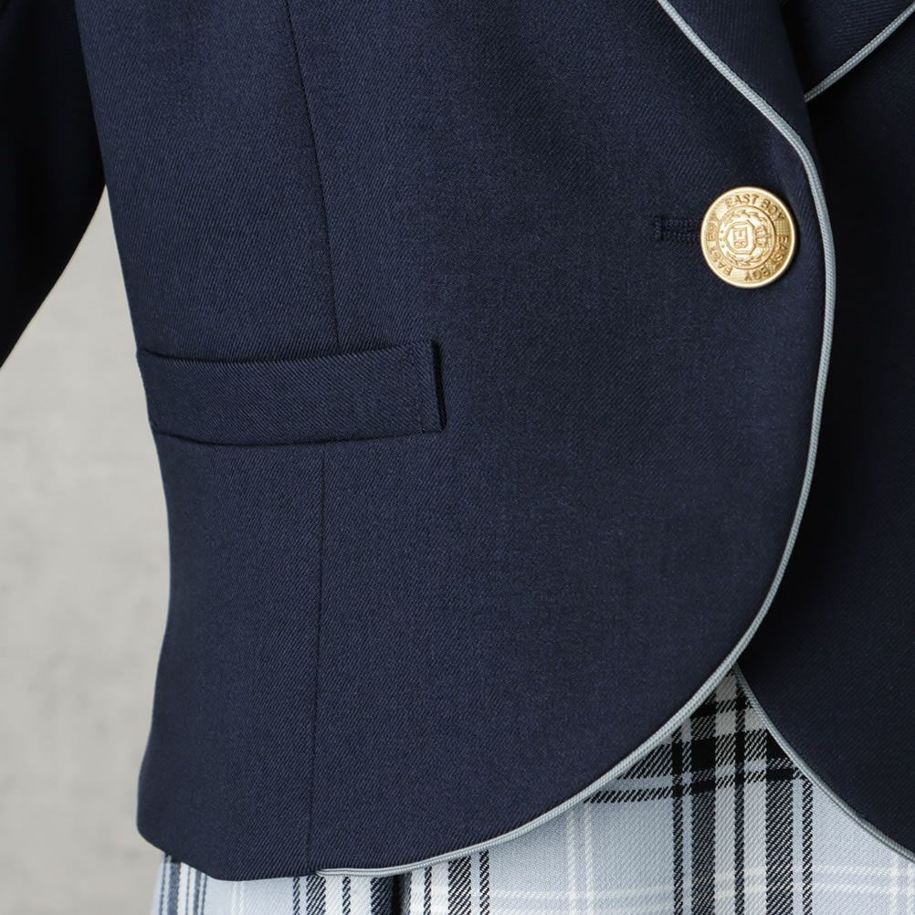 EASTBOY 女児卒業スーツ ジャケットワンピース チェック柄 2点セット キッズ