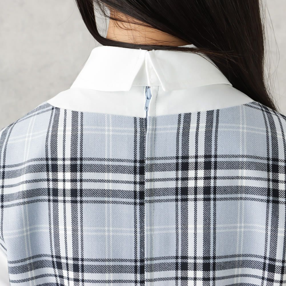 EASTBOY 女児卒業スーツ ジャケットワンピース チェック柄 2点セット キッズ