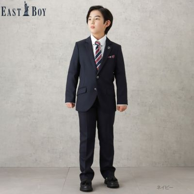 EASTBOY 男児入学スーツ 小格子柄 4点セット キッズ
