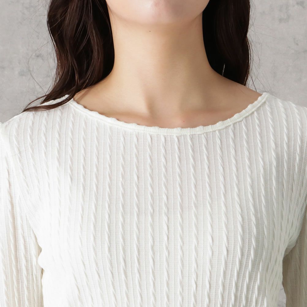 Howdy Marie  ふくれジャガードプルオーバー レディース メール便 対応商品商品サムネイル-9