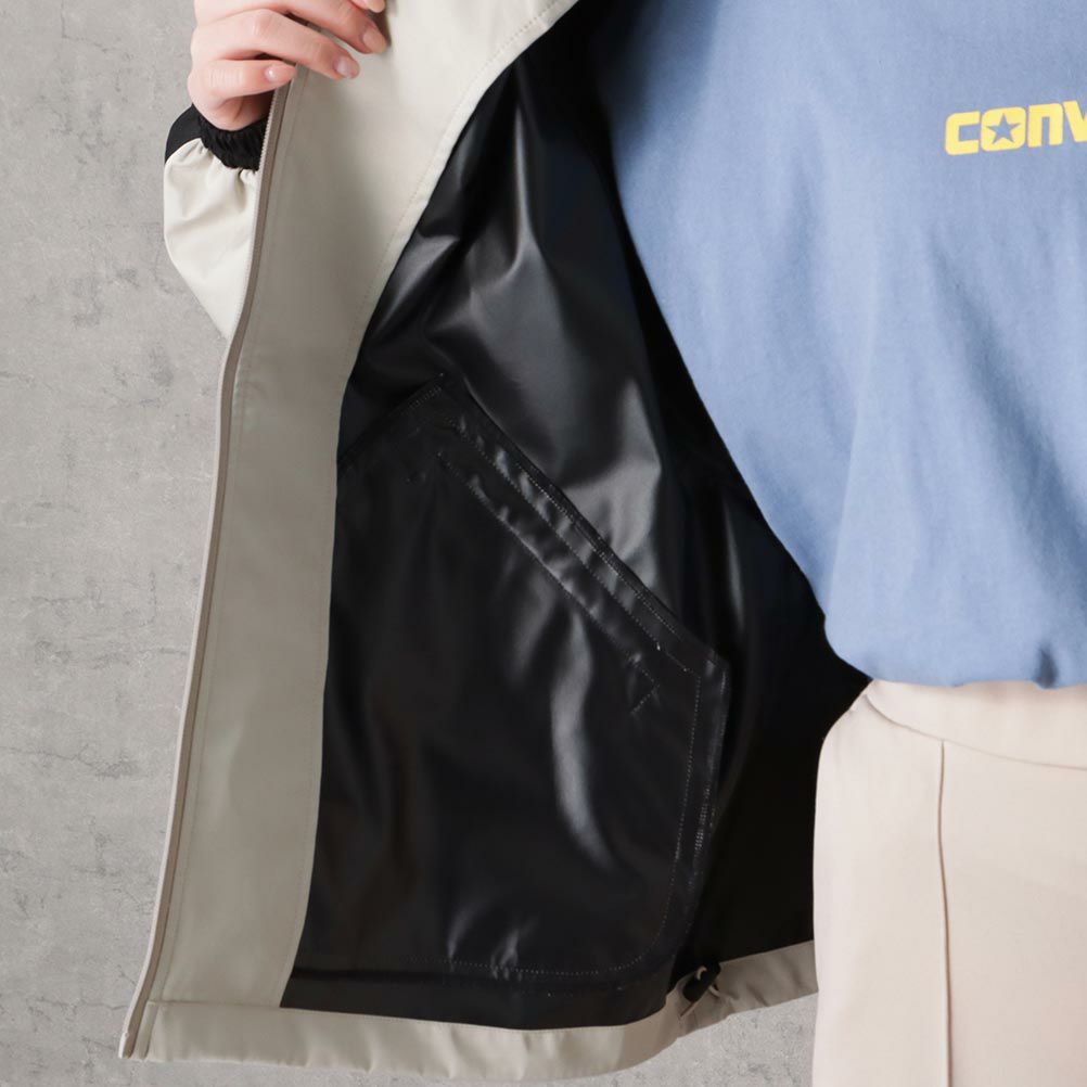 CONVERSE 撥水ラグランスリーブスタンドジャケット レディース