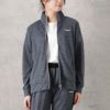 DISCUS カチオンボーダージップスタンドジャケット レディース