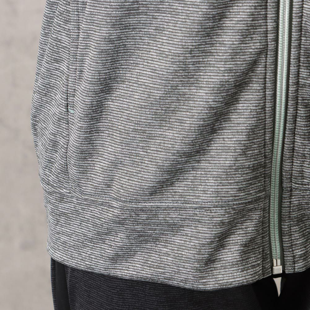 DISCUS カチオンボーダージップスタンドジャケット レディース