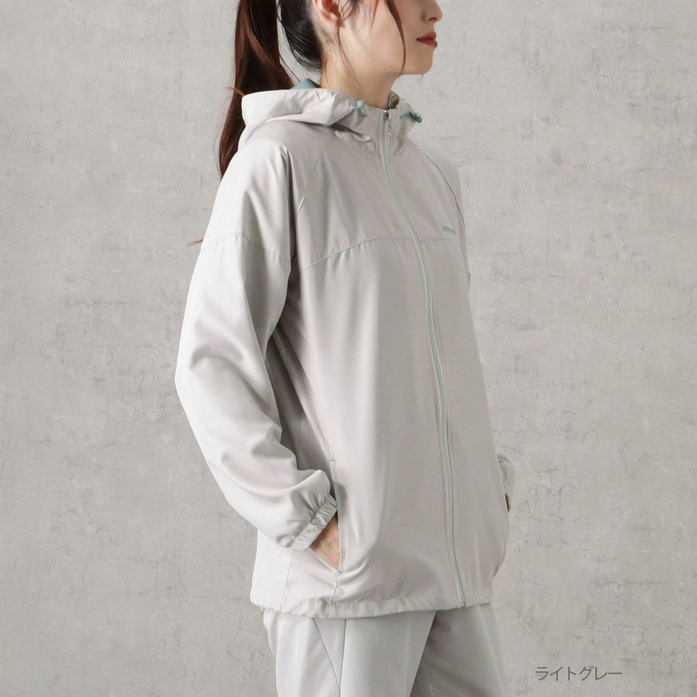 DISCUS 裏メッシュジップアップパーカー レディース