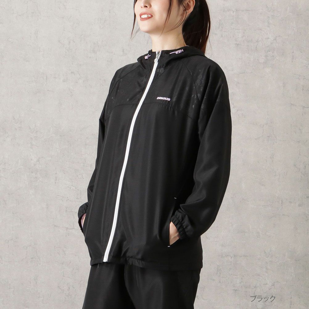 DISCUS 裏メッシュジップアップパーカー レディース