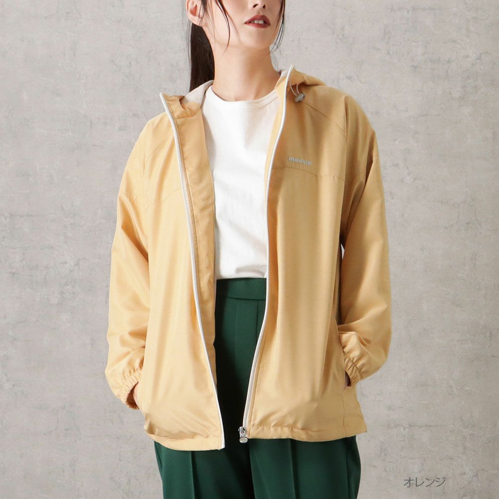 DISCUS 裏メッシュジップアップパーカー レディース