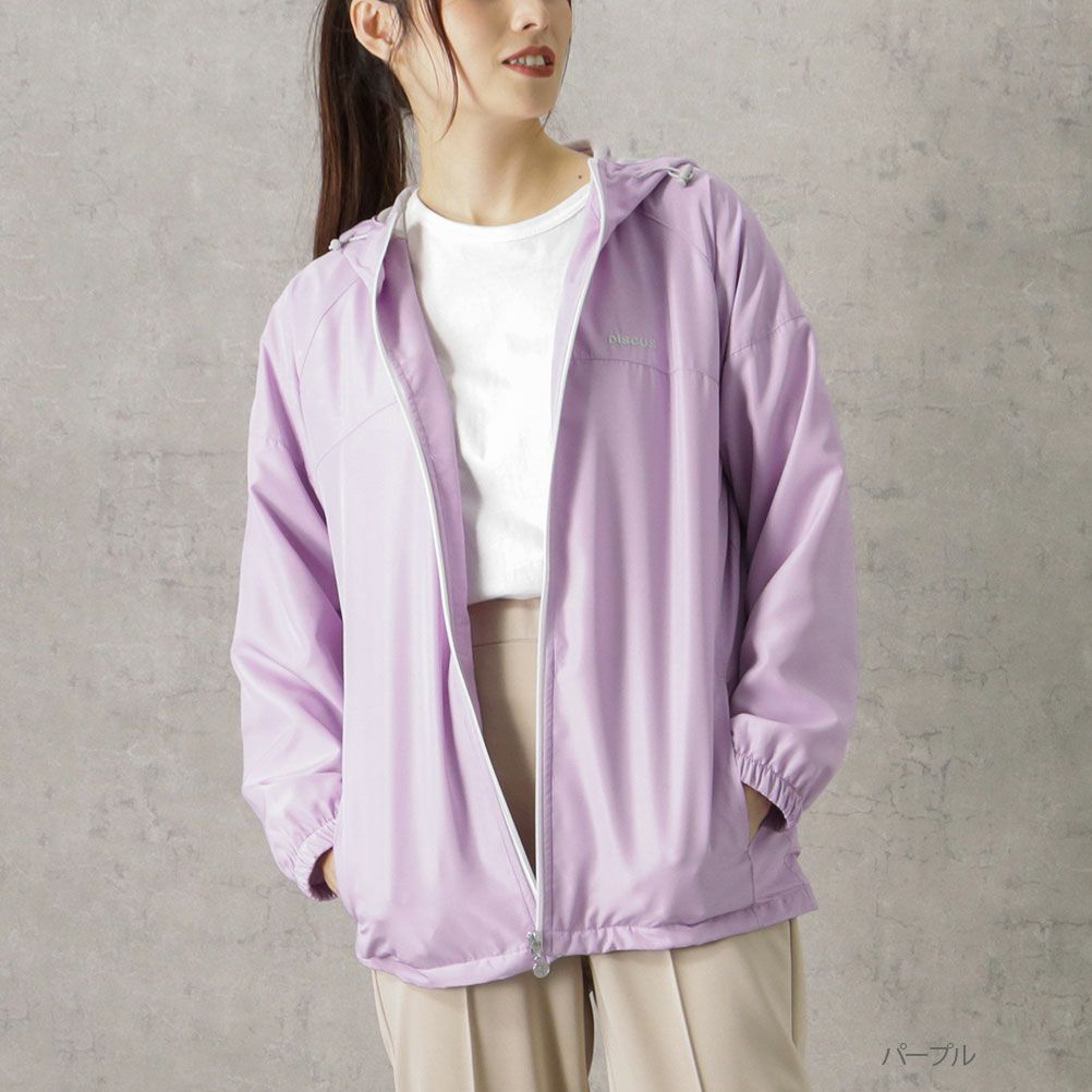DISCUS 裏メッシュジップアップパーカー レディース