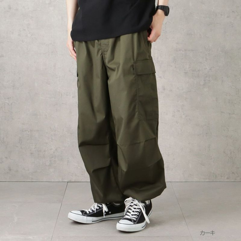 [期間限定価格]NAVY ワイドイージーカーゴパンツ メンズ商品画像-3