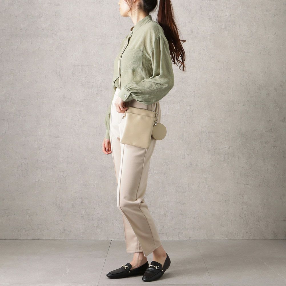 ポーチ付きショルダーバッグ