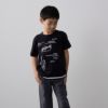 T-GRAPHICS メッセージロゴ半袖Tシャツ キッズ ネコポス 対応商品