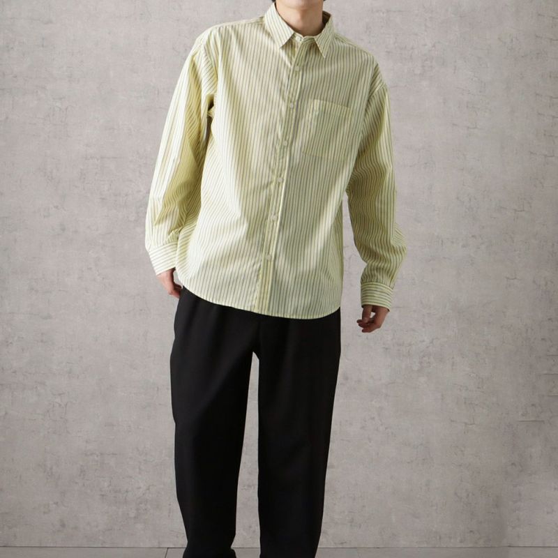 NAVY オーバーストライプシャツ メンズ商品画像-12